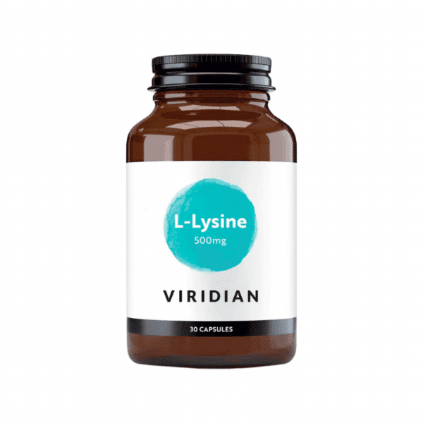 Viridian Nutrition L-Lysine 500mg 30's