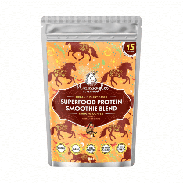 Wazoogles Superfood Protein Blend Kung Fu Coffee 500g