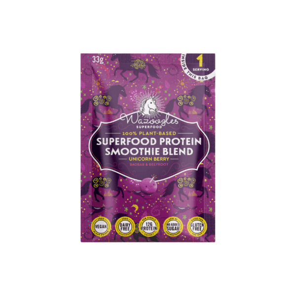 Wazoogles Superfood Protein Blend Unicorn Berry 33g