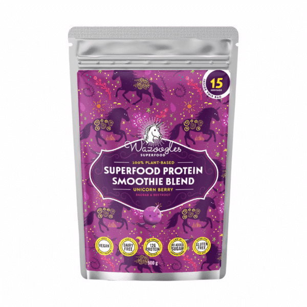 Wazoogles Superfood Protein Blend Unicorn Berry 500g