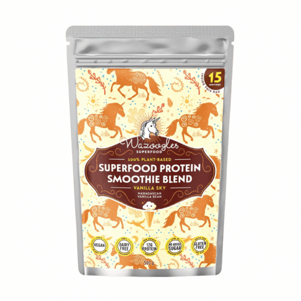 Wazoogles Superfood Protein Blend Vanilla Sky 500g