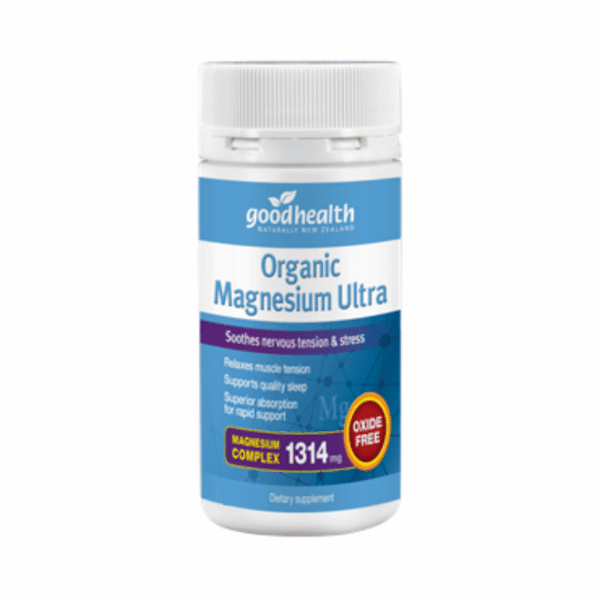 Good Health Organic Magnesium Ultra tablets 120's