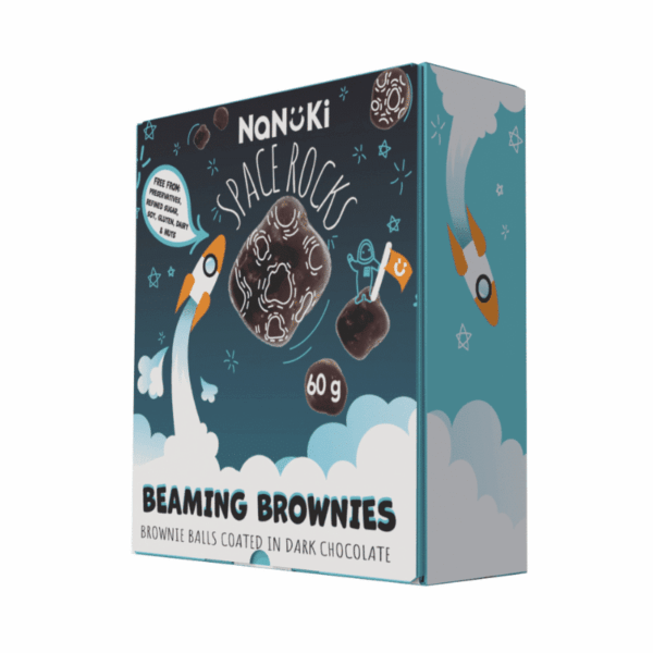 Nanuki Space Rocks Beaming Brownies 60g