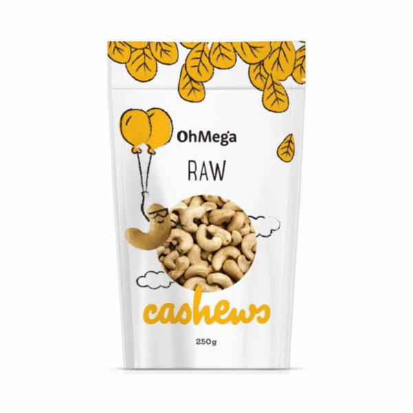 OhMega Raw Cashews 250g