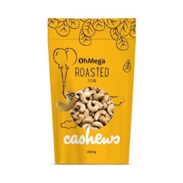 OhMega Roasted Cashews 250g