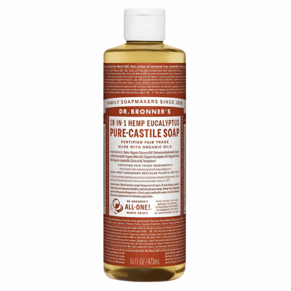 Dr Bronners Eucalyptus Pure Castille Liquid Soap 237ml