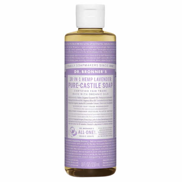 Dr Bronners Lavender Pure Castille Liquid Soap 237ml