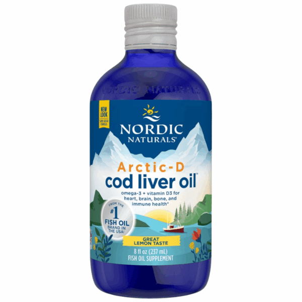 Nordic Naturals Arctic Cod Liver Oil Lemon 237ml