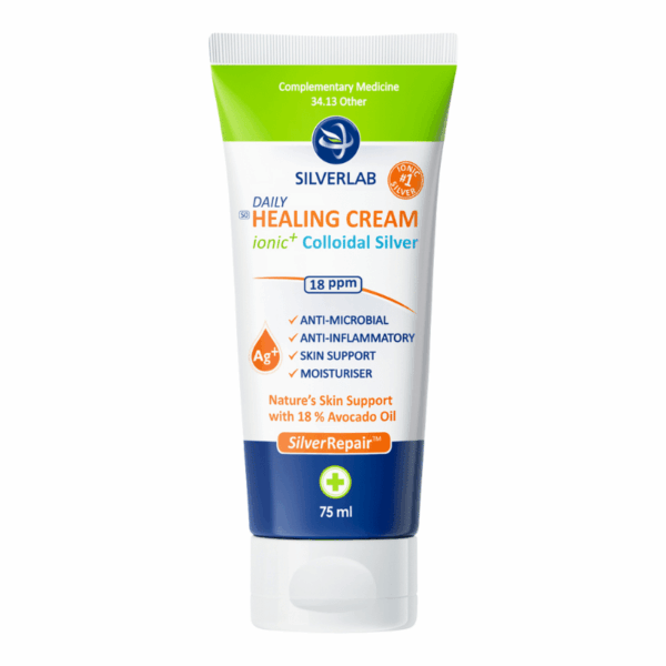 Silverlab Colloidal Silver Healing Cream Tube 75ml