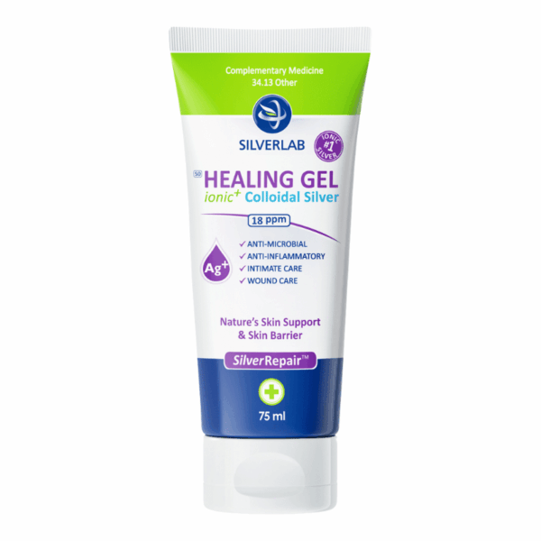 Silverlab Colloidal Silver Healing Gel Tube 75ml
