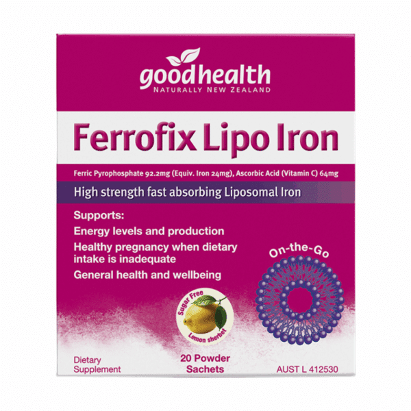 Good Health Ferrofix Lipo Iron Sachets 20