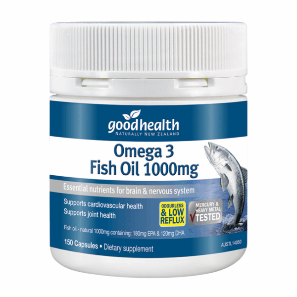 Good Health Omega 3 Fish Oil 1000mg Capsules 150