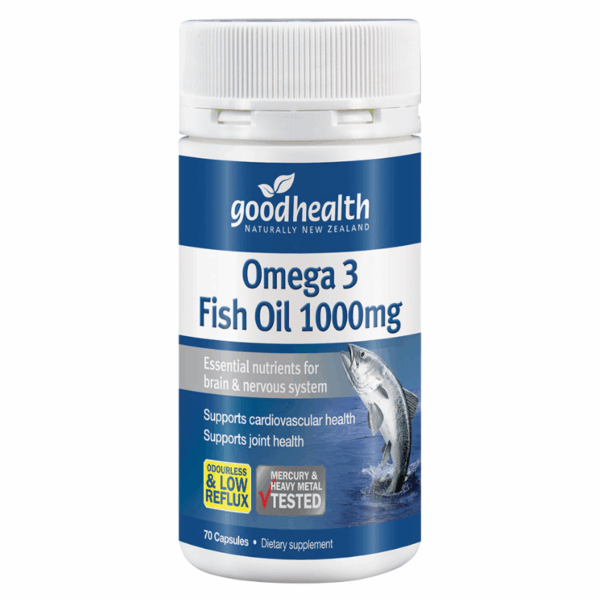 Good Health Omega 3 Fish Oil 1000mg Capsules 70