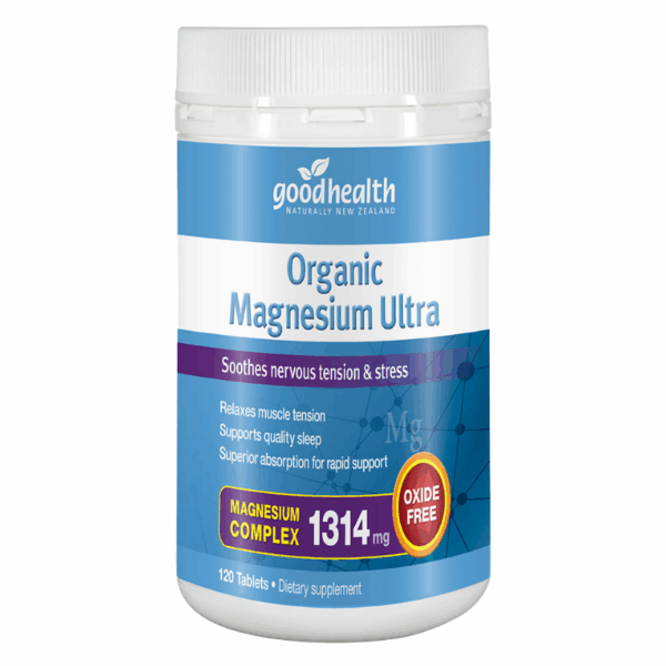 Good Health Organic Magnesium Ultra Tablets 120