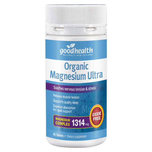 Good Health Organic Magnesium Ultra Tablets 60
