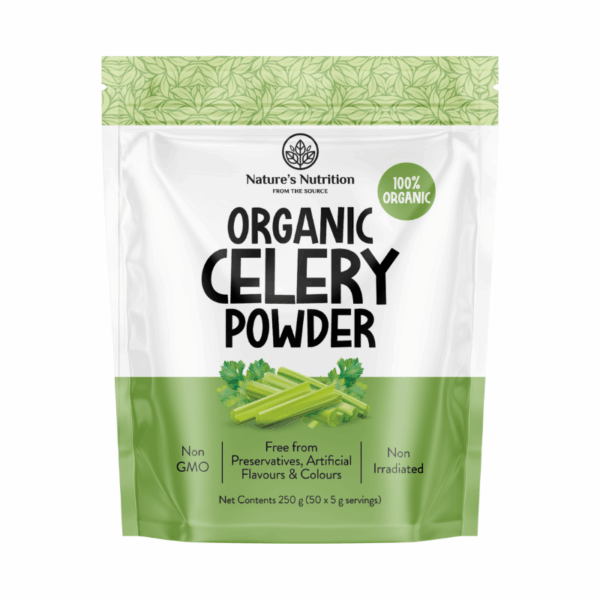 Nature’s Nutrition Organic Celery Powder 250g