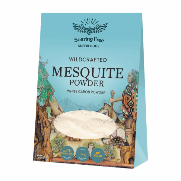 Soaring Free Superfoods Mesquite Wildcrafted Powder 200g