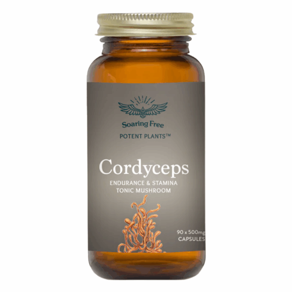 Soaring Free Superfoods Organic Cordyceps Capsules 90