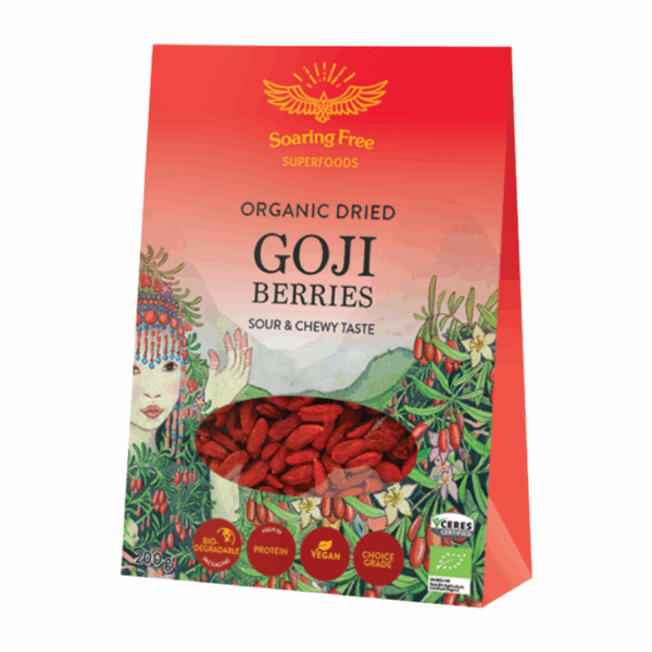 Soaring Free Superfoods Organic Goji Berries 200g