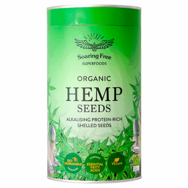 Soaring Free Superfoods Organic Hemp Seeds 500g