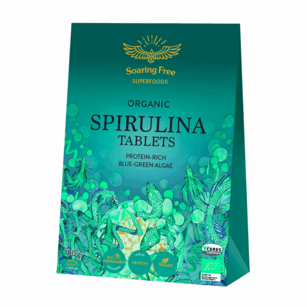 Soaring Free Superfoods Organic Spirulina Tablets 100g