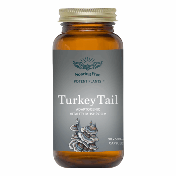 Soaring Free Superfoods Organic Turkey Tail Capsules 90
