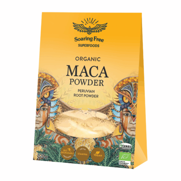 Soaring Free Superfoods Organic Yellow Maca Powder 200g