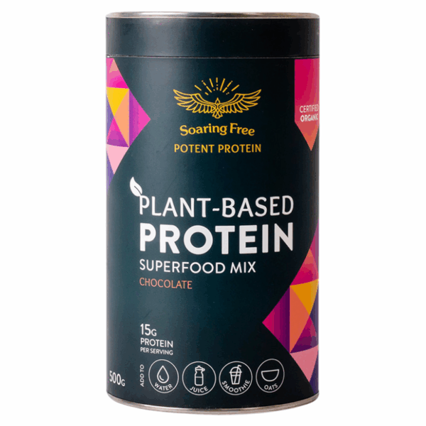 Soaring Free Superfoods Plant-Based Protein Superfood Mix - Chocolate 500g