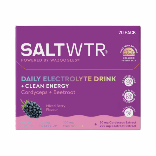 Wazoogles SaltWTR Daily Electrolyte Drink Mixed Berry 20 Pack