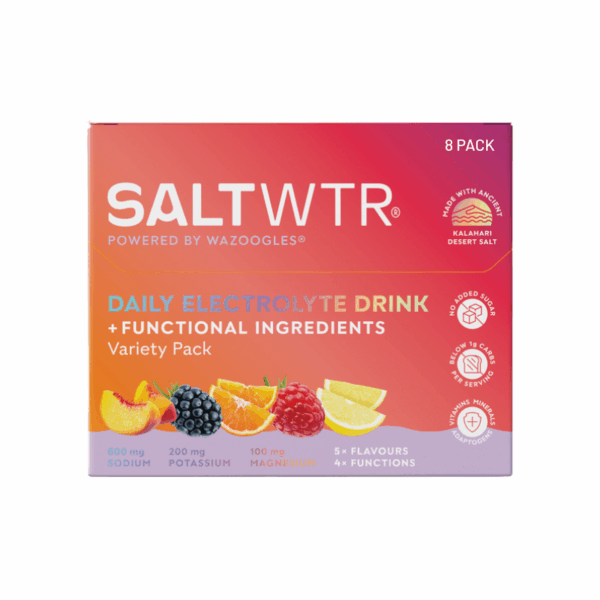 Wazoogles SaltWTR Daily Electrolyte Drink Variety Pack 8 Pack