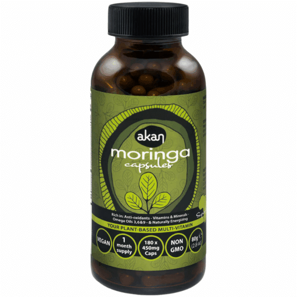 Akan Moringa 450mg Capsules 180