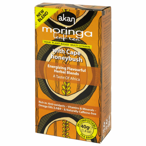 Akan Moringa Tea Cape Honeybush Teabags 20