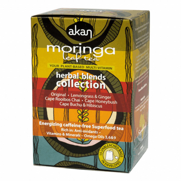 Akan Moringa Tea Herbal Blends Collection Teabags 15