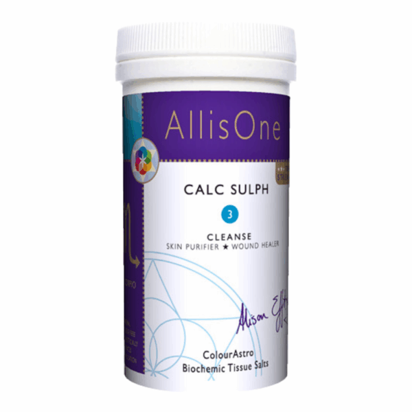 AllisOne 3 Calc Sulph Biochemic Tissue Salts 180