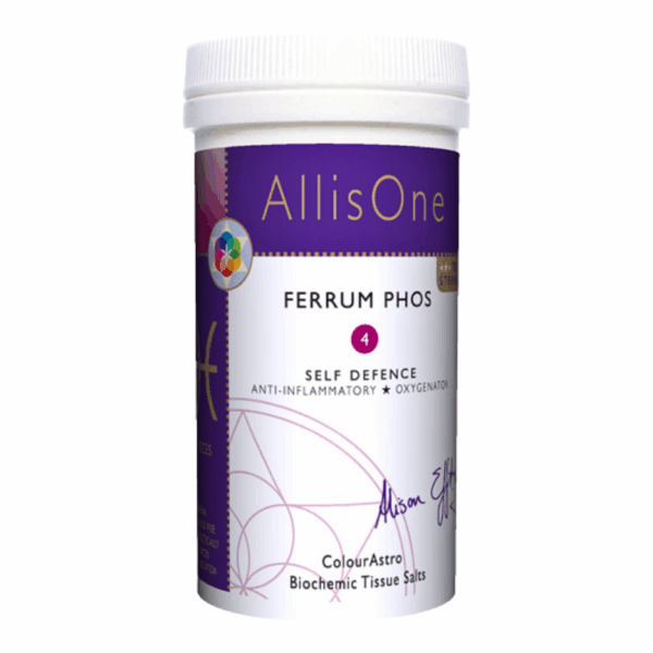 AllisOne 4 Ferrum Phos Biochemic Tissue Salts 180