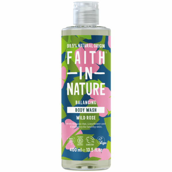 Faith In Nature Wild Rose Body Wash 400ml