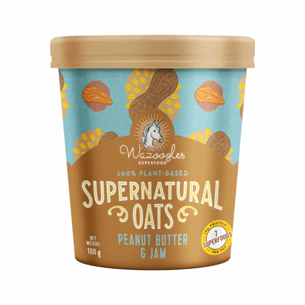 Wazoogles Oats Pot Peanut Butter & Jam 100g