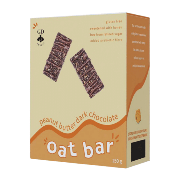 Gayleen's Oat Bars Peanut Butter Dark Chocolate 150g (6x25g Bars)